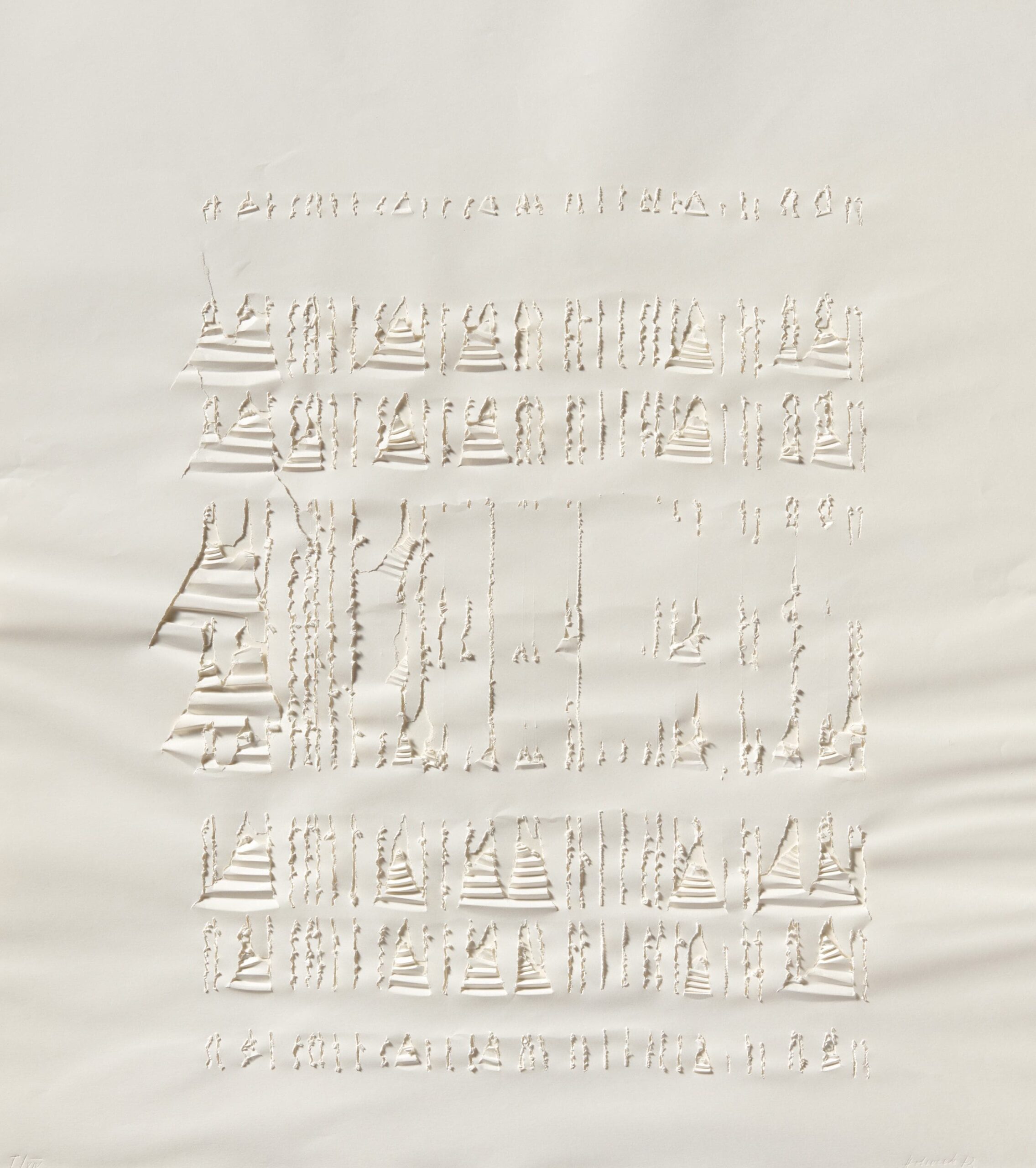Oskar Holweck - Arbeiten mit Papier