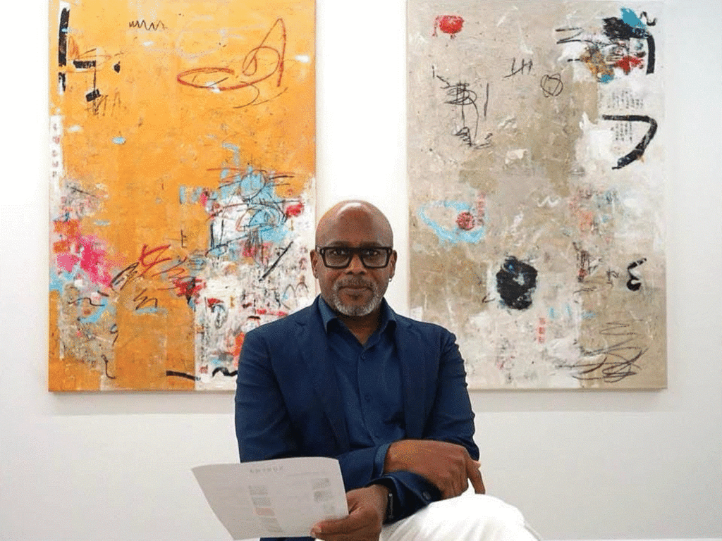 Installation view, Canal Cheong Jagerroos, IF SO, 2025, Ronewa Art Projects, Berlin. Image credit: Jeremy Knowles / Gallery Director Roger Washington. Image credit: April Dell.