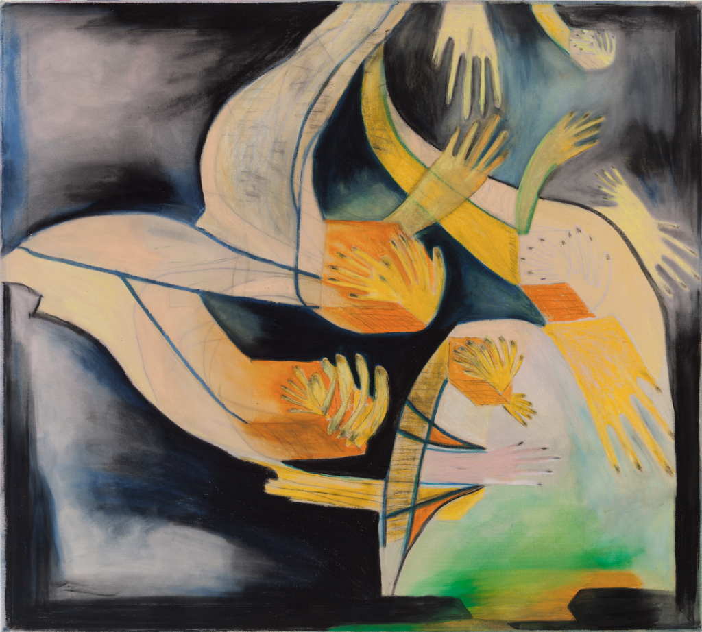 Haverkampf Leistenschneider, "WHY HAVE MY HANDS STRAYED?", 17.10.-29.11.2025, Bild: Alex Müller, „Die Suche nach Kiwis