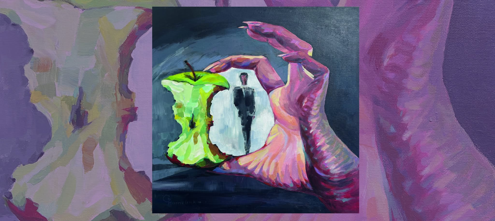 Vernissage Hoppers zu Besuch bei Postart Gallery: Gruppenausstellung Liebe und ihre Nebenwirkungen.