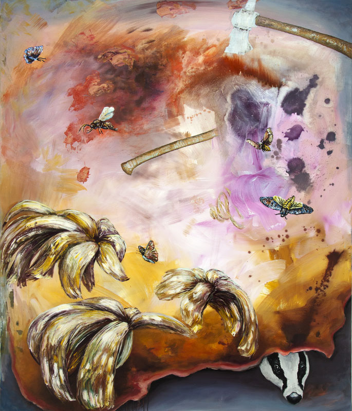 Vernissage Hoppers zu Besuch bei Galerie Schmalfuss Berlin Contemporary: Florian Pelka, SYNTAGMA