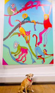 Vernissage Hoppers zu Besuch bei Galerie Mond: Rosa von Praunheim Rosas Grabbild