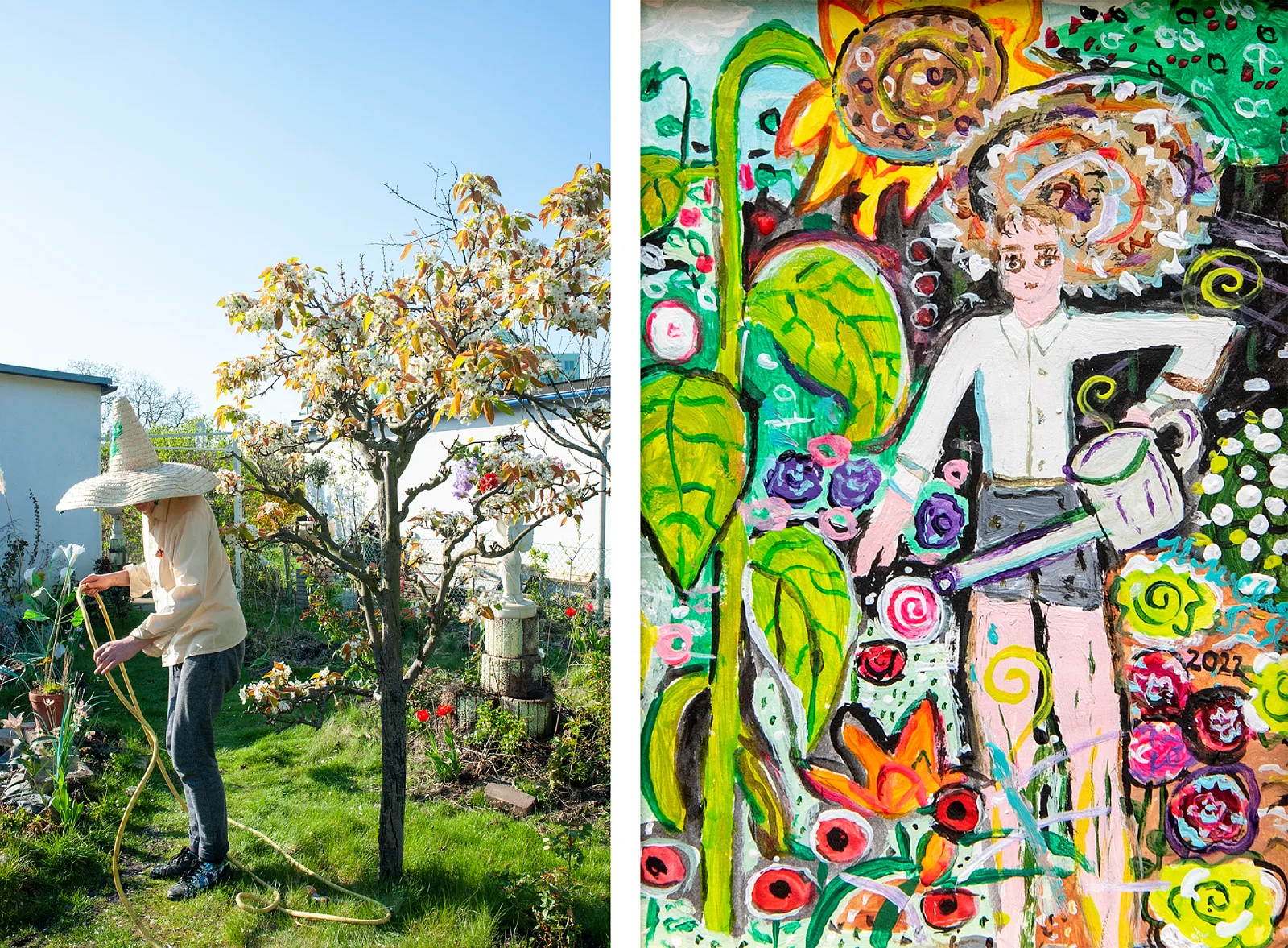 Vernissage Hoppers zu Besuch bei Schloss Biesdorf: Anja Teske