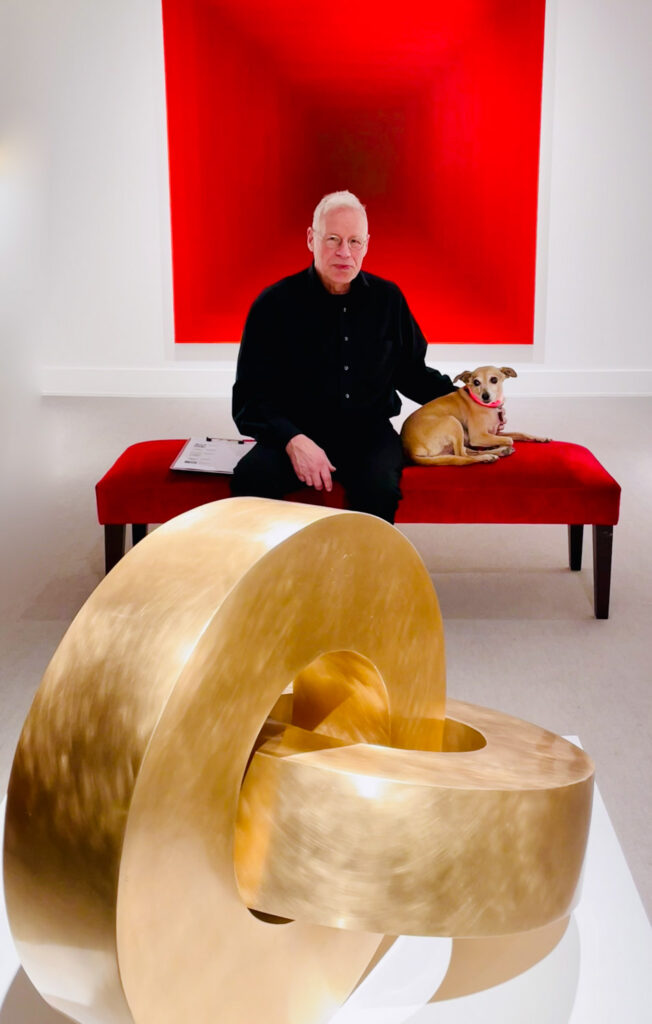 Vernissage Hoppers KW 14 zu Besuch bei Galerie Friedmann-Hahn: Maximilian Verhas Two Big Rolling Ring