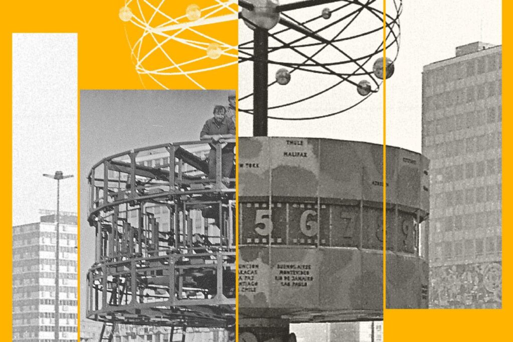 Historische Designobjekte und Entwürfe der weißensee kunsthochschule berlin in der Ausstellung Gestalten für Berlin im Museum der Dinge.