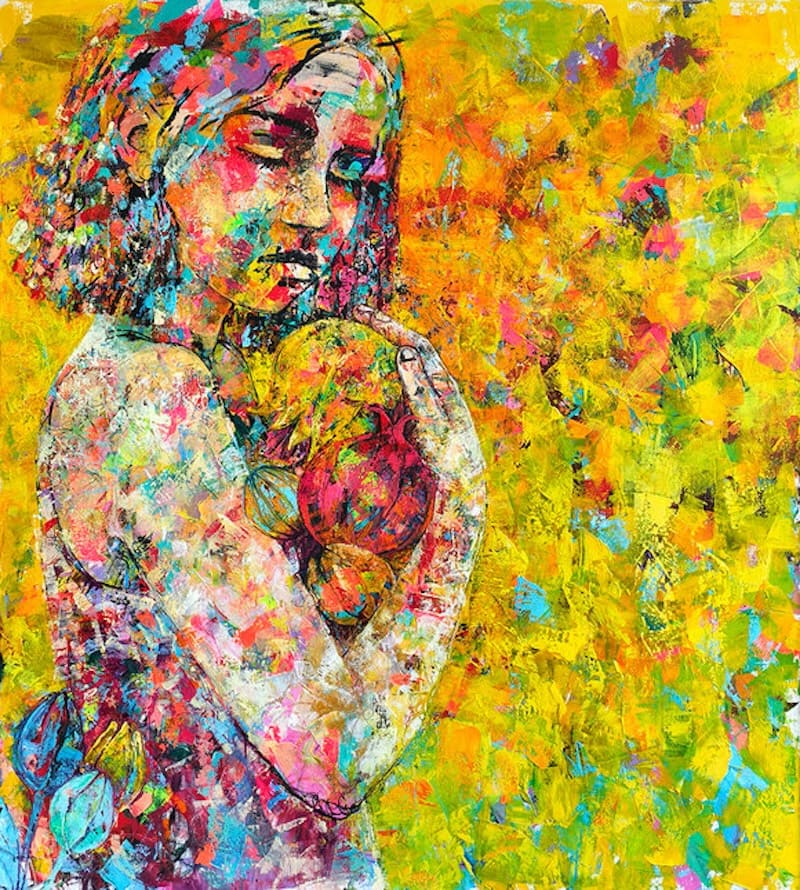 Vernissage Hoppers zu Besuch bei Galerie Feinart: Mariella Ridda, „L'orto dei sogni"