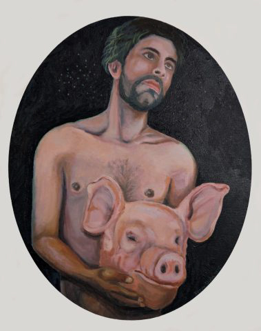 Vernissage Hoppers zu Besuch bei Galerie Kuchling: Xecon Uddin, Conversations in Daydream