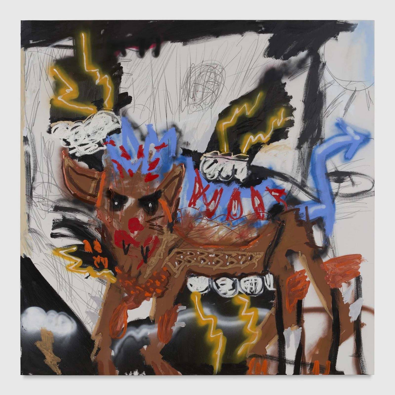 Vernissage Hoppers zu Besuch bei Pace Gallery - Die Tankstelle: Robert Nava, Beast Old School Form