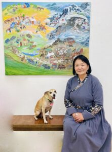Vernissage Hoppers zu Besuch bei Zwitschermaschine: Badam Dashdondog