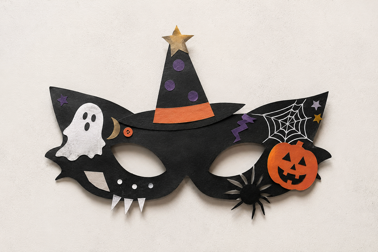 Halloween aus Papier: Schaurige Papiermasken