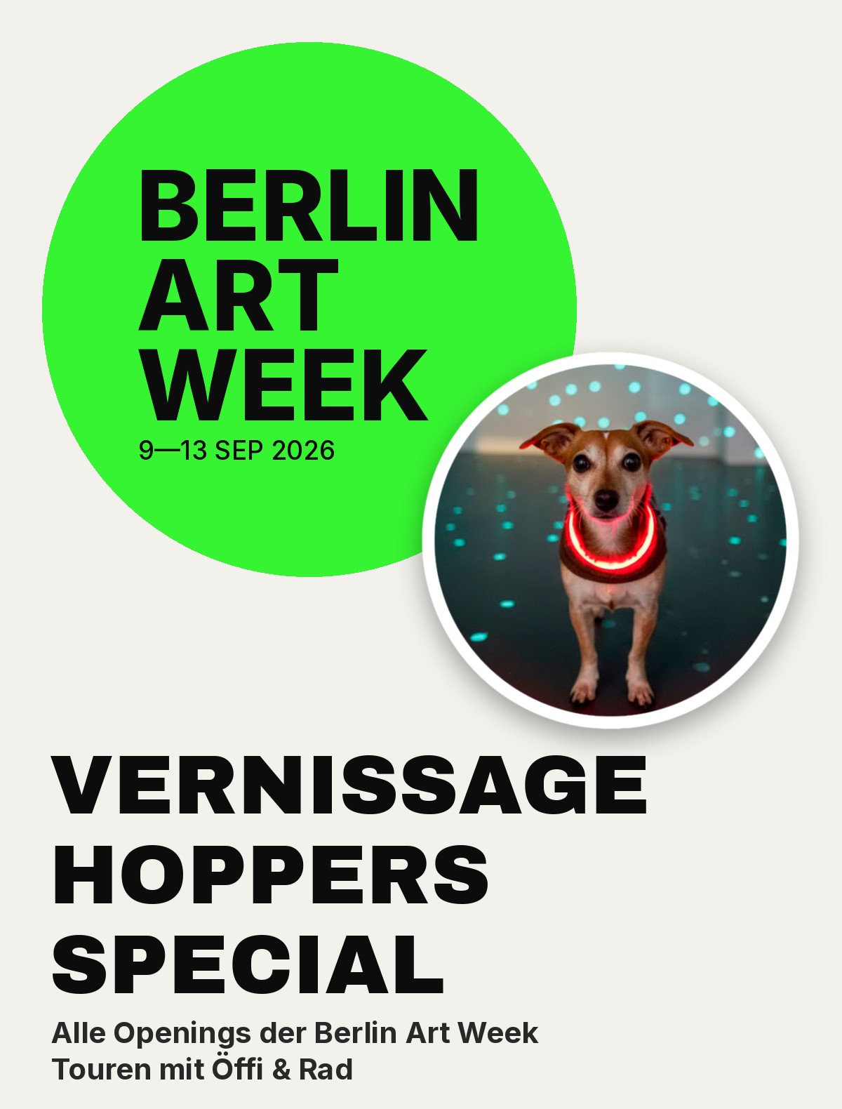 Vernissage Hoppers KW 37: Berlin Art Week Special mit Cettino, alle Openings der Berlin Art Week 9. bis 13. September 2026