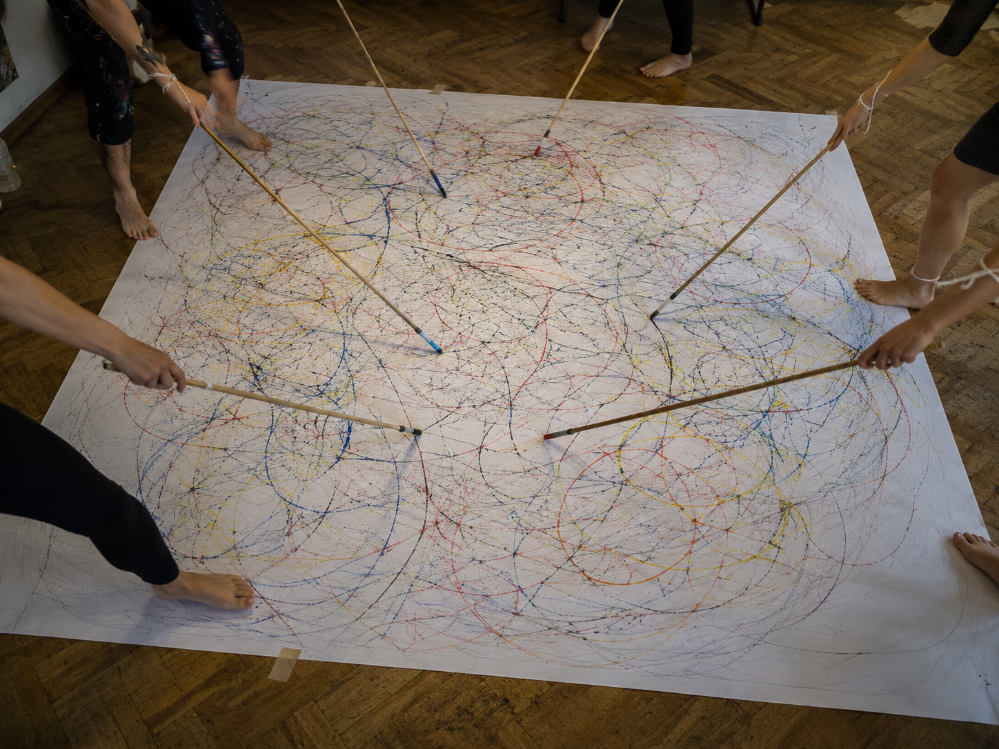 Stopptanz Papier: Bewegung wird Bild