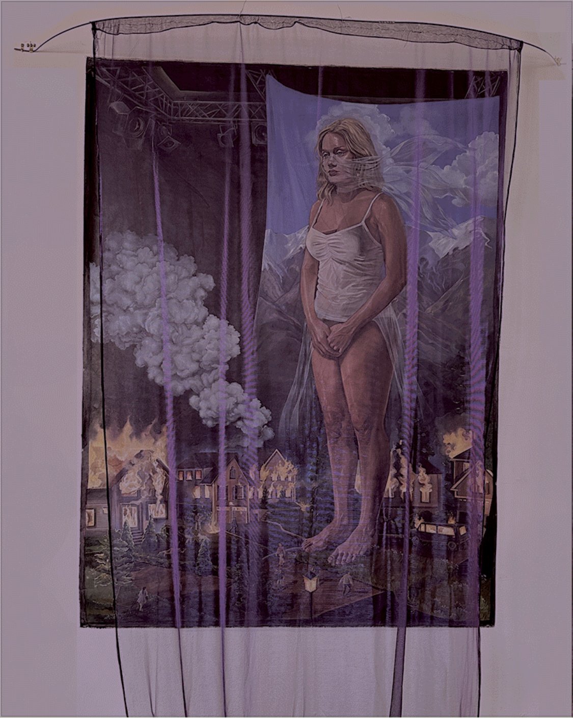 Vernissage Hoppers zu Besuch bei frontviews at HAUNT: Atefeh Ghaseminia, Threshold, aus der Serie Titans
