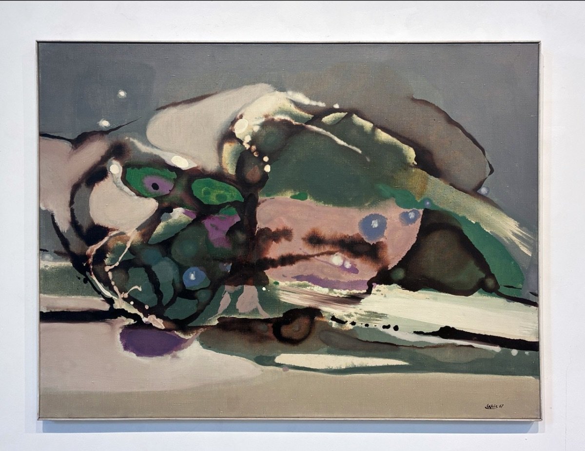Vernissage Hoppers zu Besuch bei Galerie Kremers: Ernst Weil, „Vorfrühling“, 1967