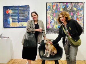 Vernissage Hoppers zu Besuch bei BleibtreuDrei: Nadia Valeska & Catherine Bourdon, „Schöne Welt“